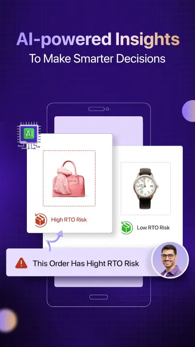 Store screenshot: insights that flag risky orders